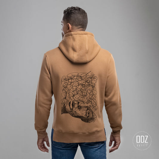 Mind Explosion Cropped Sides Hoodie